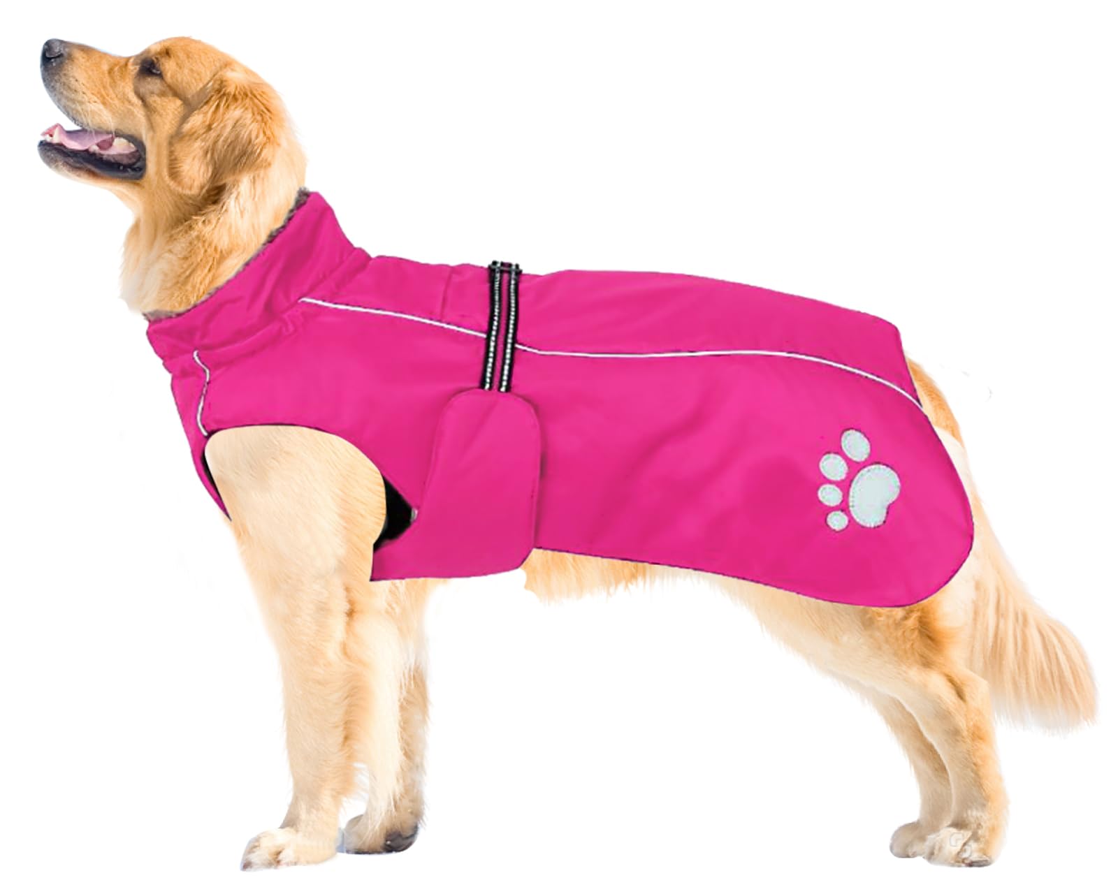 Dog Winter Coat Waterproof - Pink Small-image-4949c0ae-fd6d-438e-afe2-0fd258ab5b8c-107341