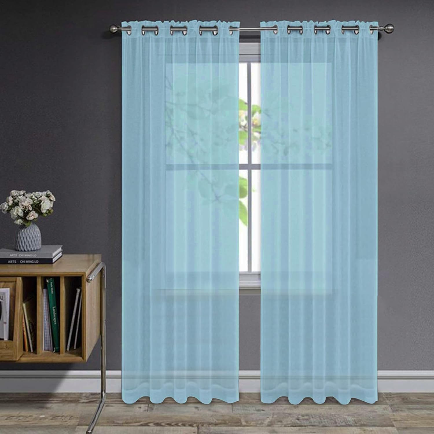 Net Curtains for Windows - 52x63in Lake Blue-image-29d41786-af0b-4df6-9638-270ec1eb794a-93704