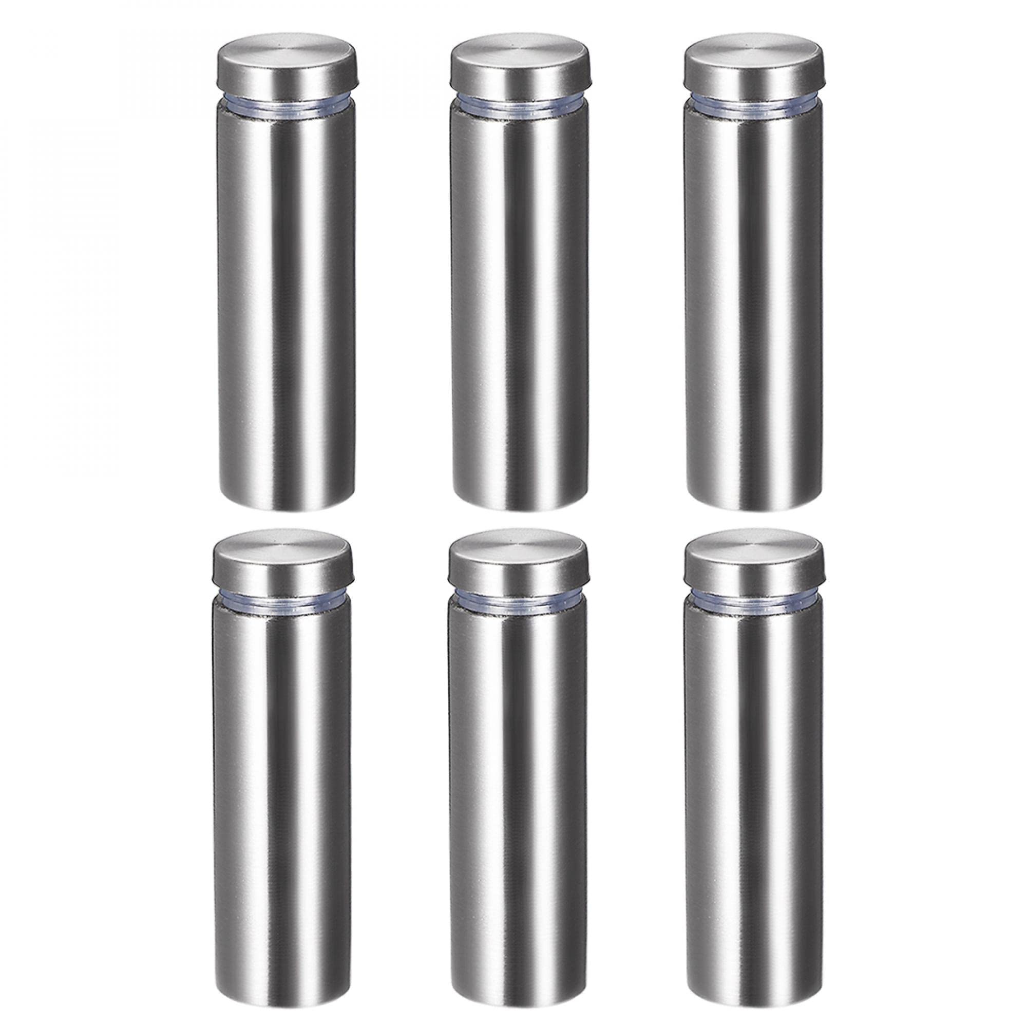 sourcing map Dia Standoff Screws Wall 3/4 x 2-1/2"(19x62mm) Glass 6pcs-image-996dd67a-f8b1-43d5-b364-f268ef9ee703-60372