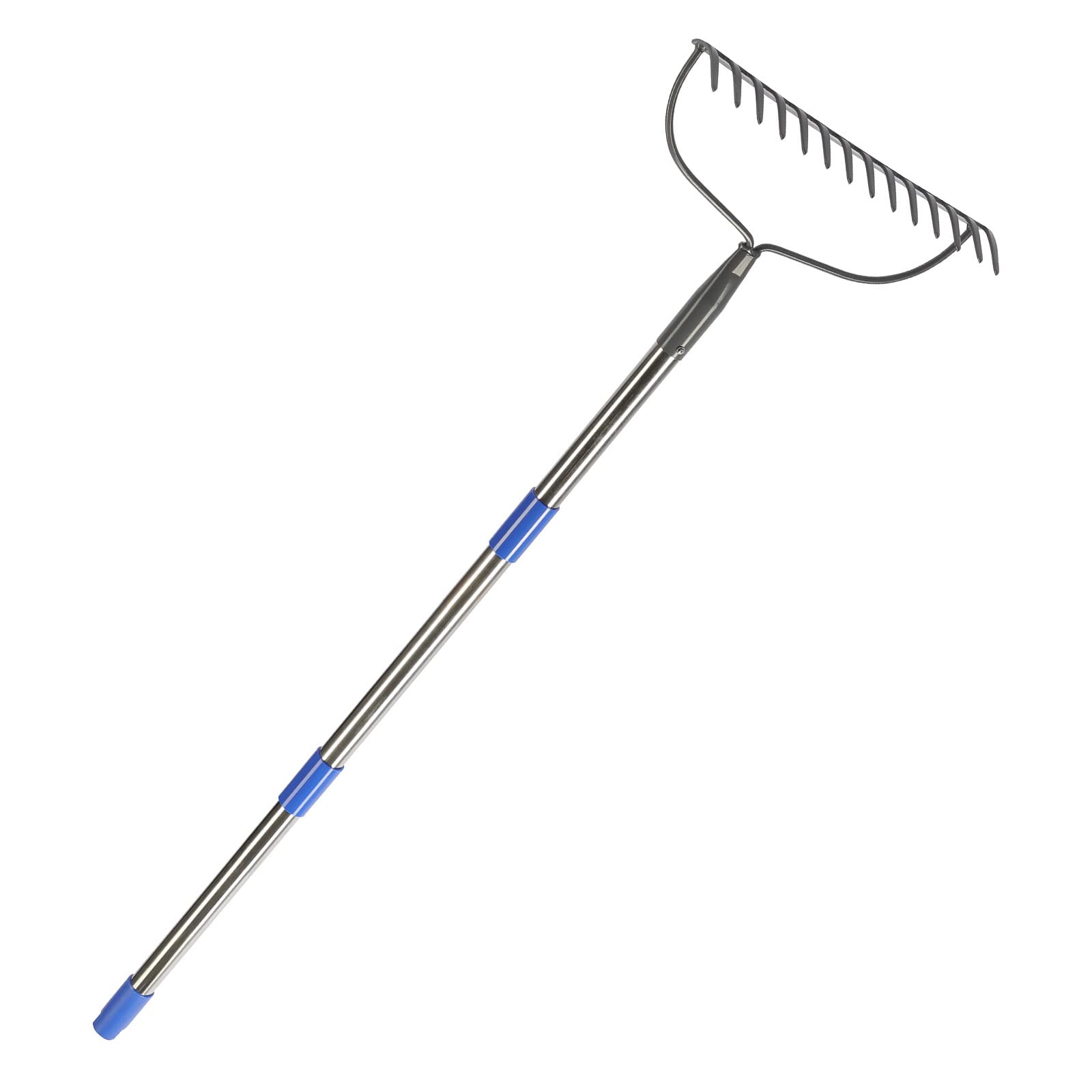 Heavy Duty Garden Bow Rake - Black Blue White Grey 182CM-image-8465a19c-7c44-47d3-bc6a-1a43166ecd9a-2237