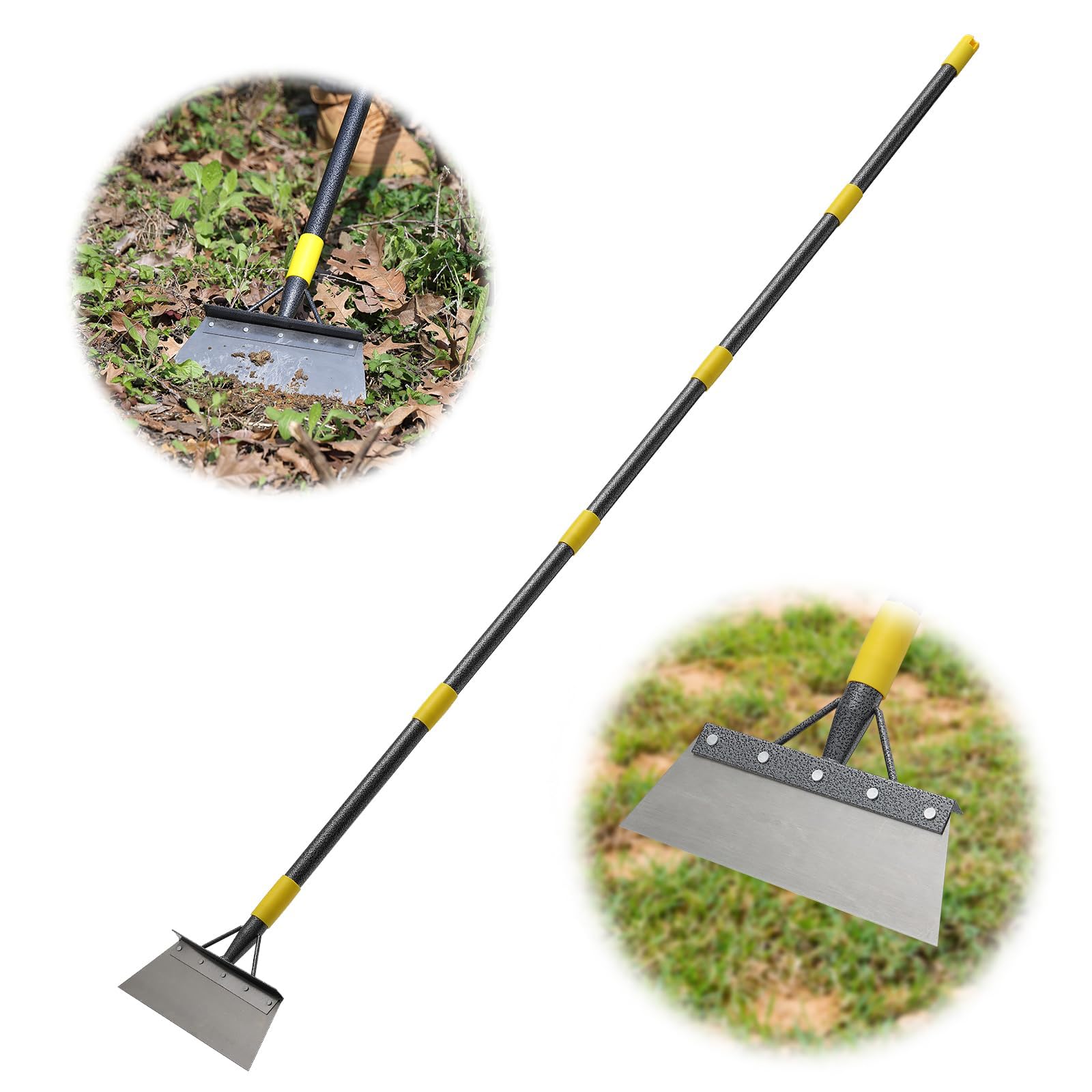 Garden Cleaning Shovel Long Handle - Grey 198cm-image-b1d13819-6c66-4aa9-8f94-3b506b13f580-94594
