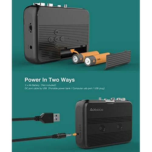 Tape Player Cassette To MP3 Converter, Portable Walkman Tape