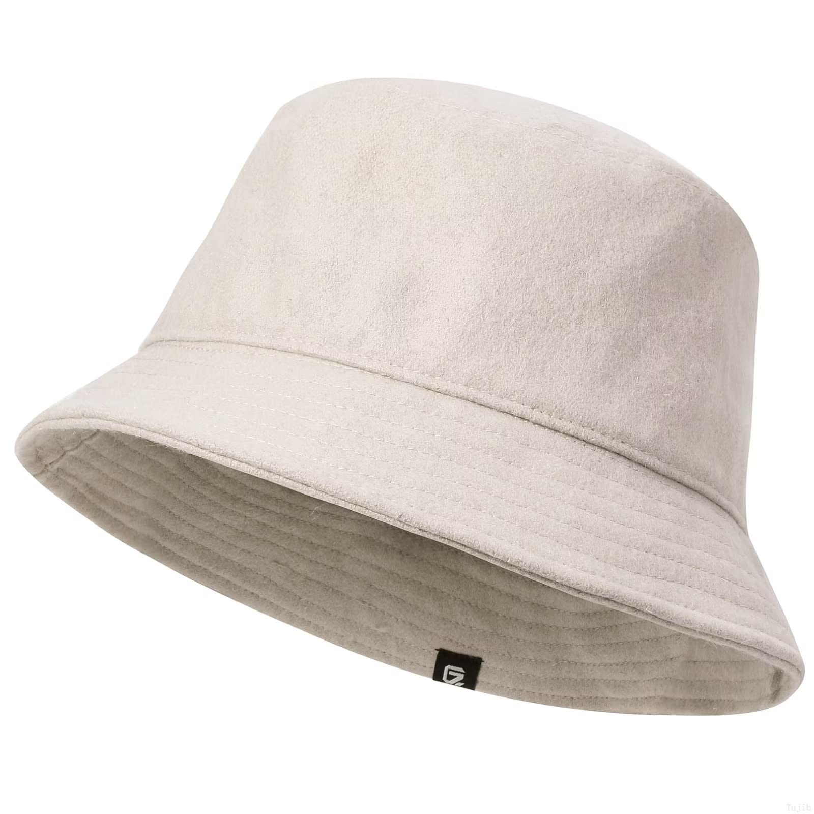Warm & Stylish Winter Bucket Hat - Premium Wool, Packable Design, Unisex Casual Outdoor Cap in Khaki Grey-image-26e9078c-9f59-4a37-9ae2-c9441a54d7d1-65652