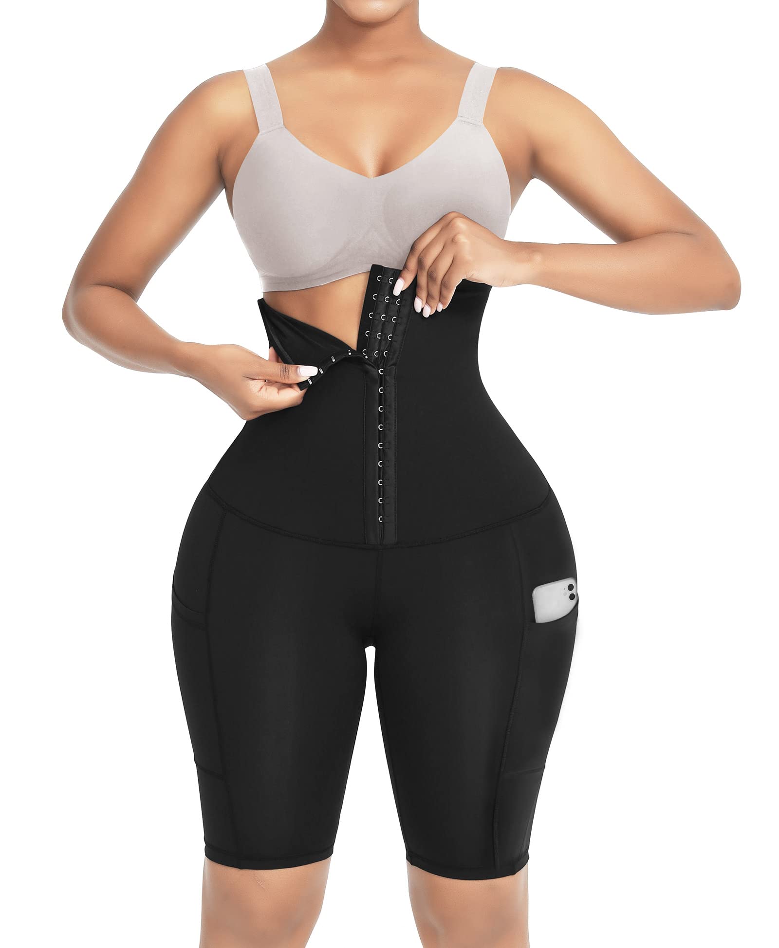 High Waist Shaping Shorts - Black M-image-26a50e04-f269-441e-ae2f-8171a609dee8-113576