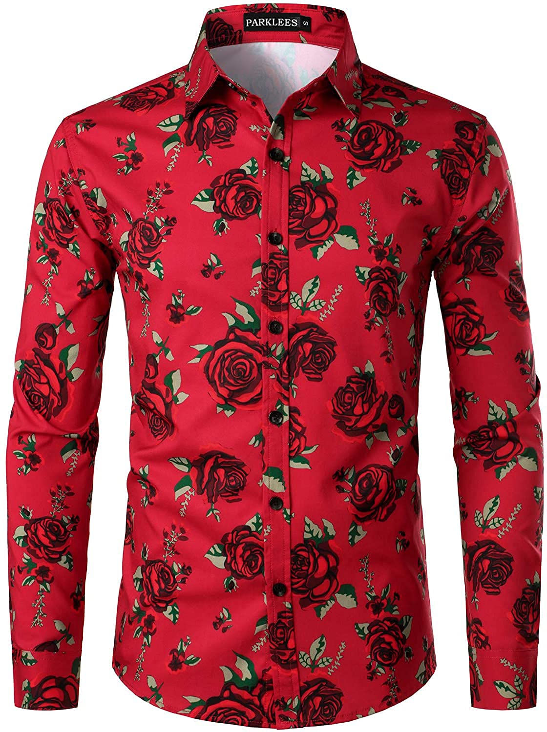 Men's 3D Printed Dress Shirt - Red Rose S-image-4a0ddc4a-406c-4b57-921d-bd08934c40ce-113076