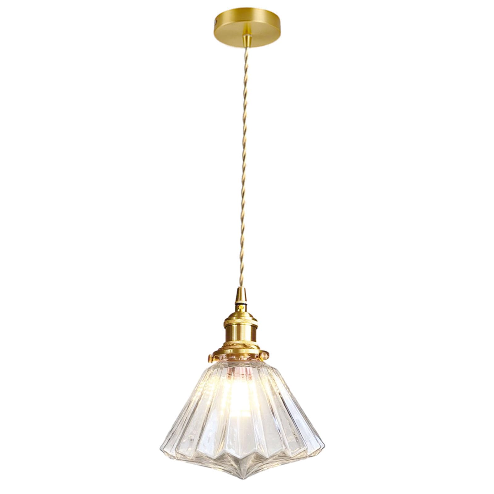 Vintage Pendant Light - Transparent Glass-image-a480d493-ff4e-4df9-a58d-ef22e0e1b4fc-92257