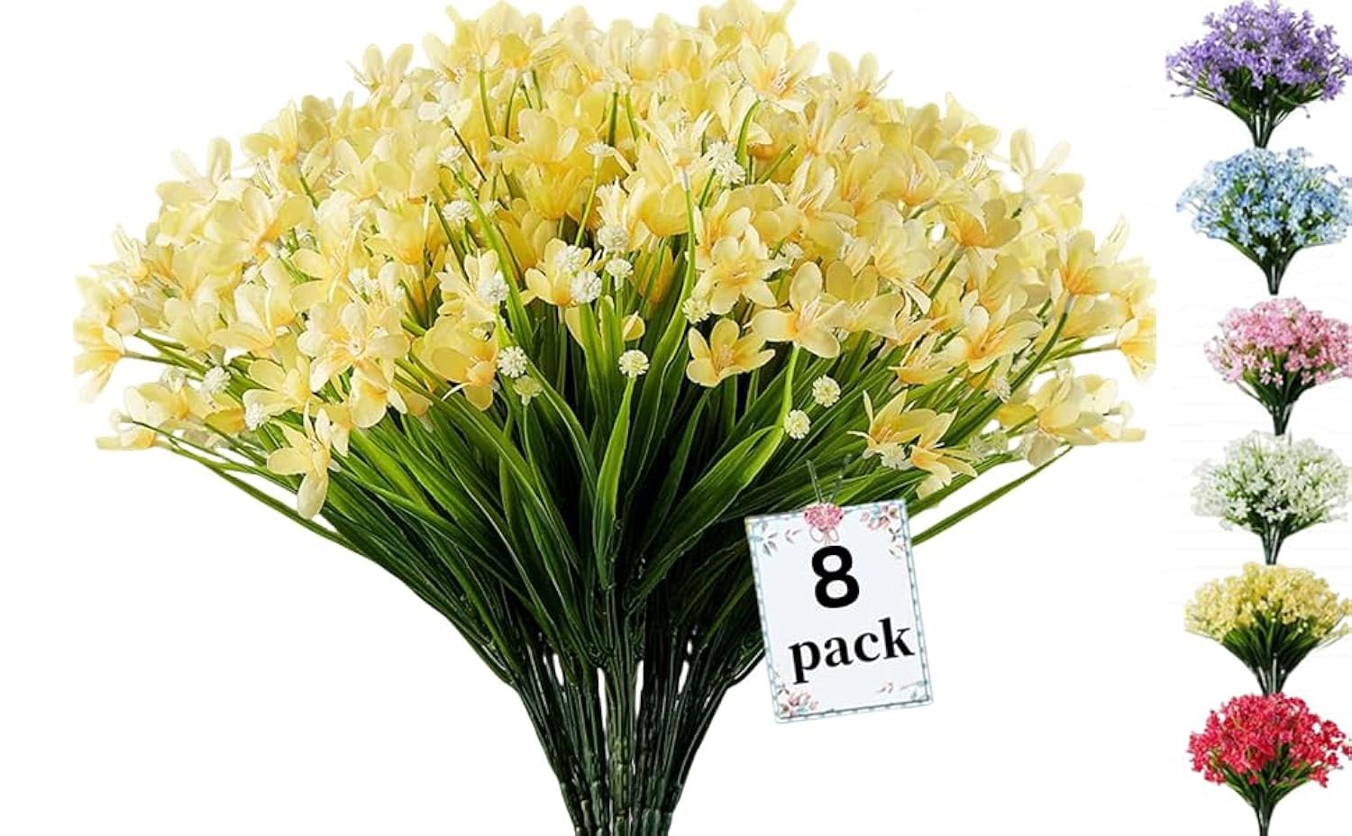 Artificial Daffodils 8 Stems - Yellow One Size-image-3cb9c0de-7d4a-41c4-a547-04f29e7e3518-98375