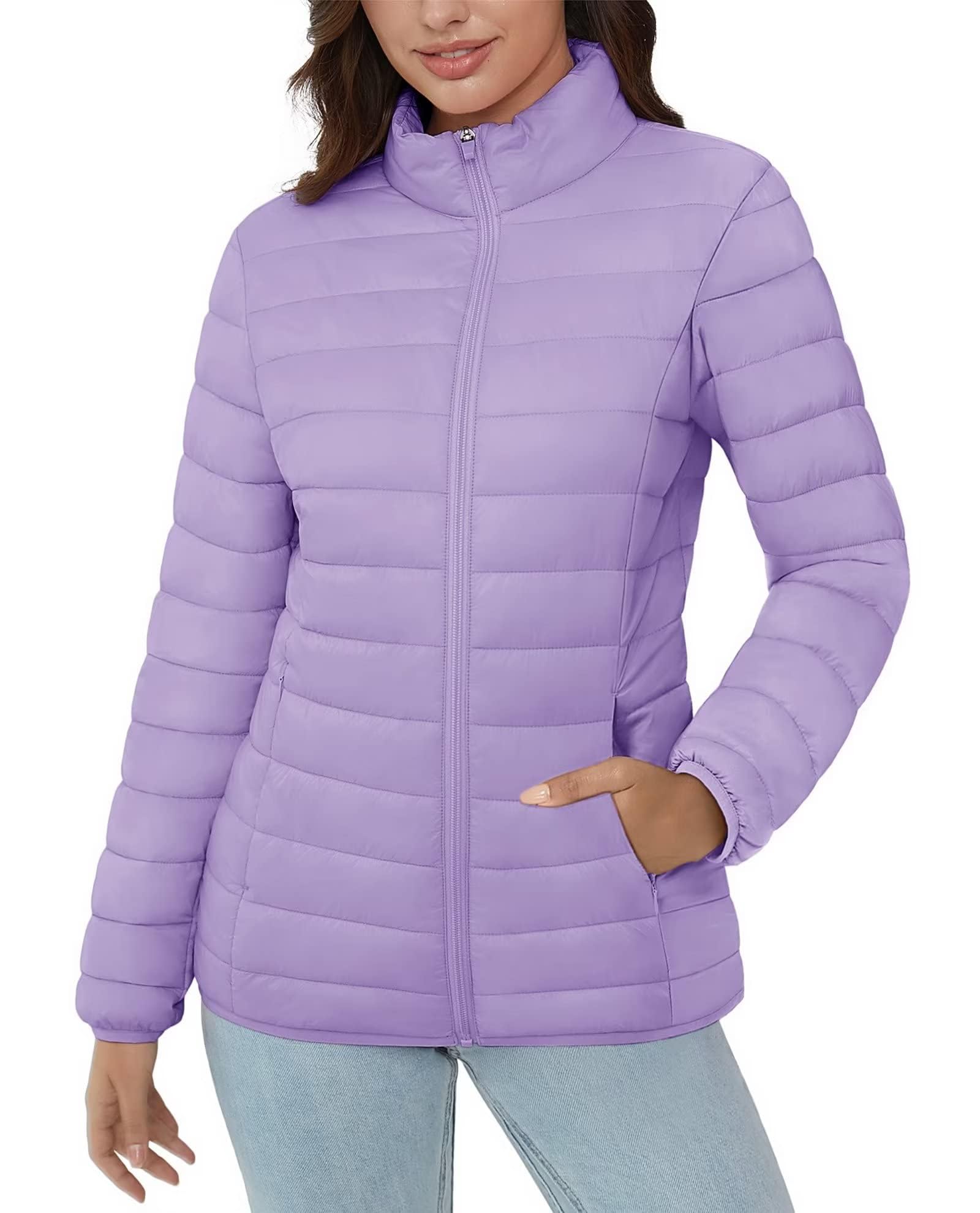 Women's Lightweight Puffer Jacket - Light Purple S-image-11502567-885d-48f5-aebf-a254ba849703-115996