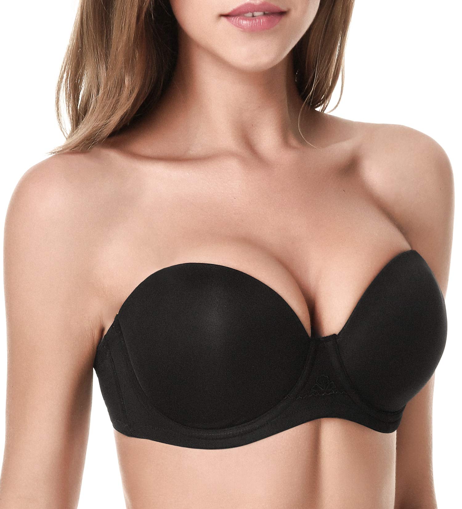 Women's Strapless Bra - Black 42DD-image-cba68392-37be-46c1-b69b-bc36ddd338f2-117692