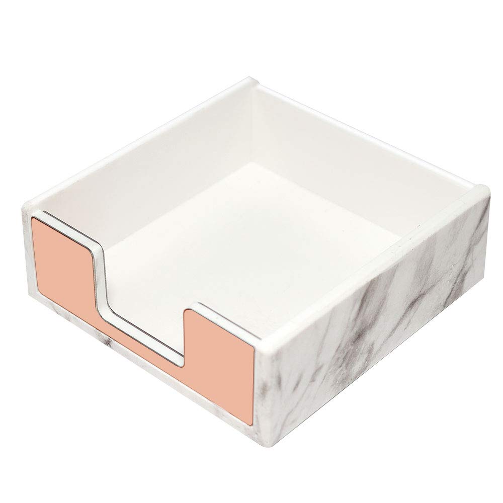 Rose Gold & Marble Memo Pad Holder - Stylish Desk Organizer for Post-it Notes-image-f7a4c54b-4994-471b-bf2a-dd7e316eec4a-56476