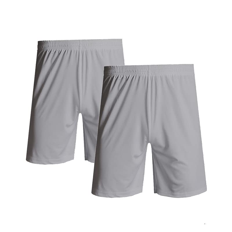 Kids PE Sports Shorts Quick Dry - Grey 11-12 Years-image-63115d81-edbd-402a-8a0e-66f35a41d7c3-112738
