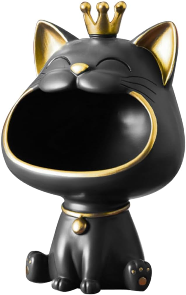 Small Laughing Cat Figures Statue - Large Mouth Cat Storage Box-image-66a7cadf-ac02-4e62-bcce-55b04225992b-55623