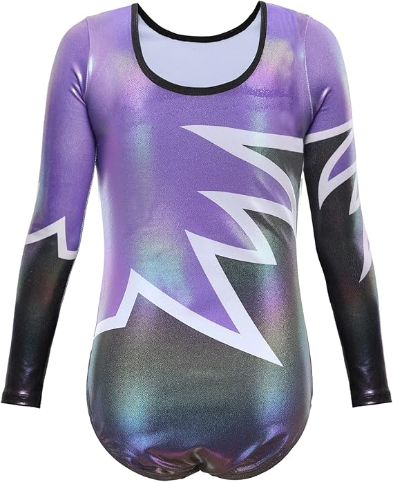 Girls Gymnastics Leotard Long Sleeve Sparkle Athletic Costume-image-c2f86c32-7117-4c9e-bb57-030508de9ee7-65599