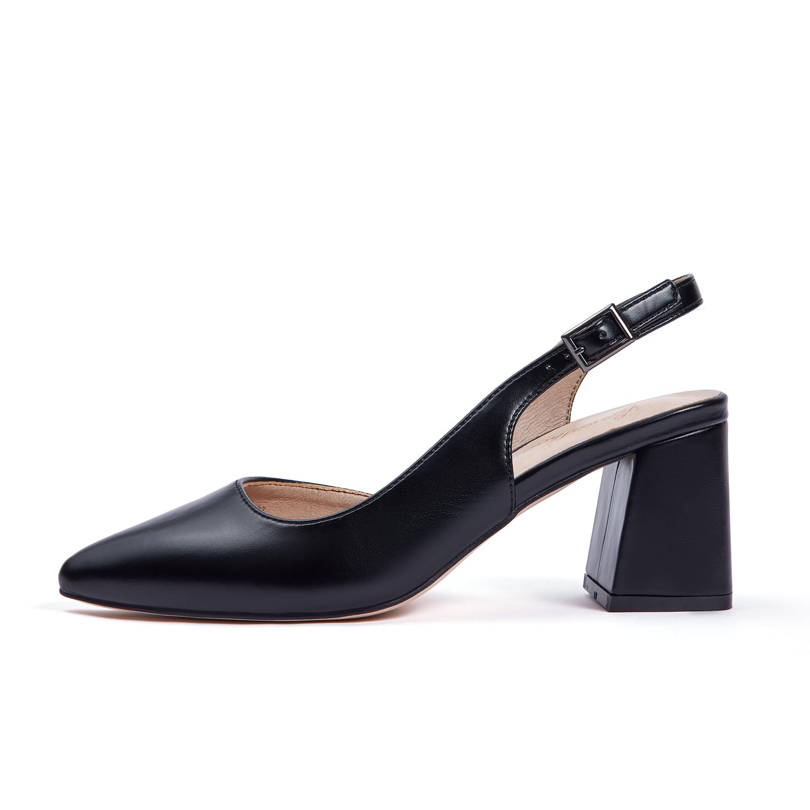 Slingback Court Shoes - Black 6 UK-image-e95444e0-4d40-4d4b-b275-e2f1af7ea491-86434