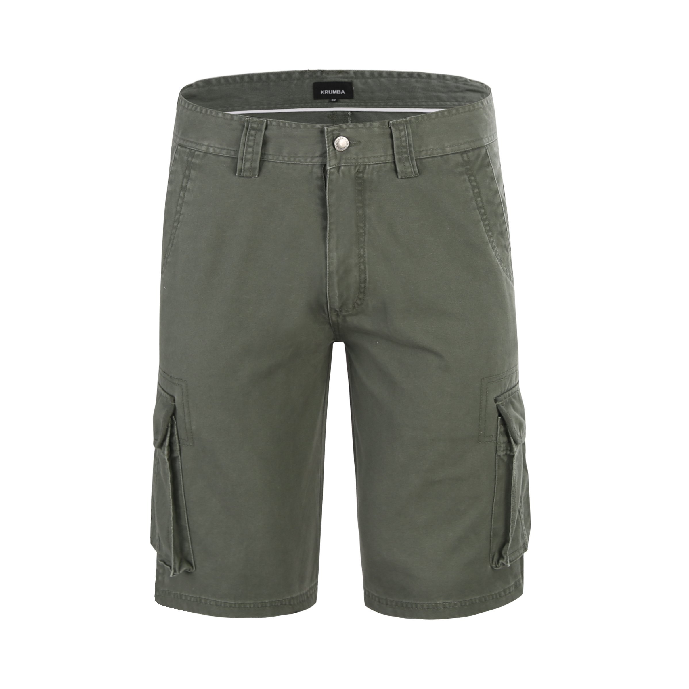 Men's Casual Cargo Shorts - Green Size 36-image-550a0fbf-4687-45e5-b48d-086c7d195b61-83297