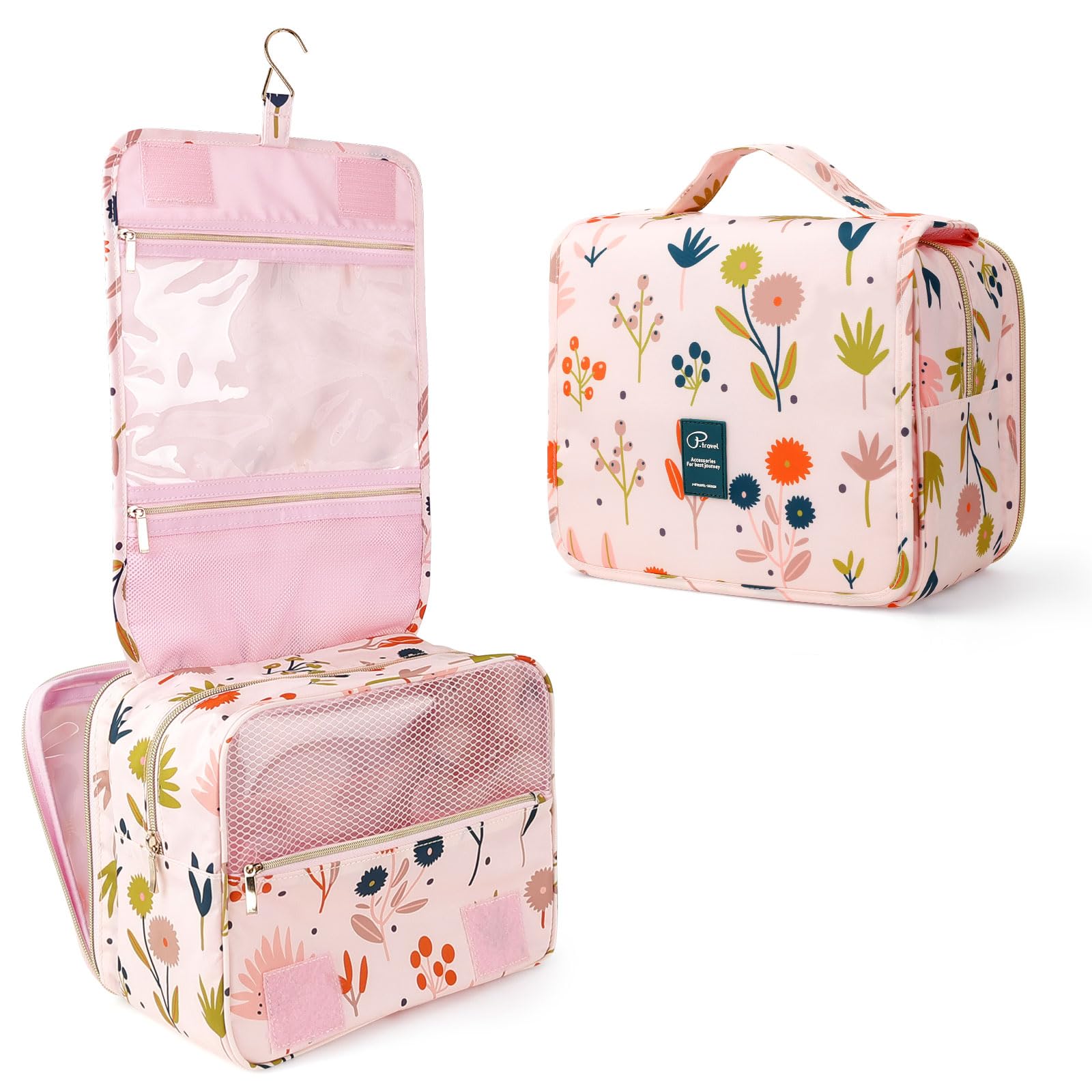 Hanging Toiletry Bag - Floral Print-image-f30b82e3-8f9a-45f5-b9b5-6c9eff1f29c9-82737