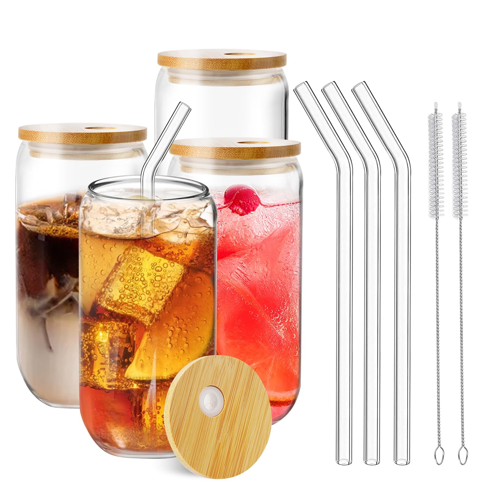 Pack Can Cups with Lids and Straw Fidapix 4 Glass 500ml/16oz Glass-image-8c97d959-2343-4123-8692-dbdecd80c7ef-60015