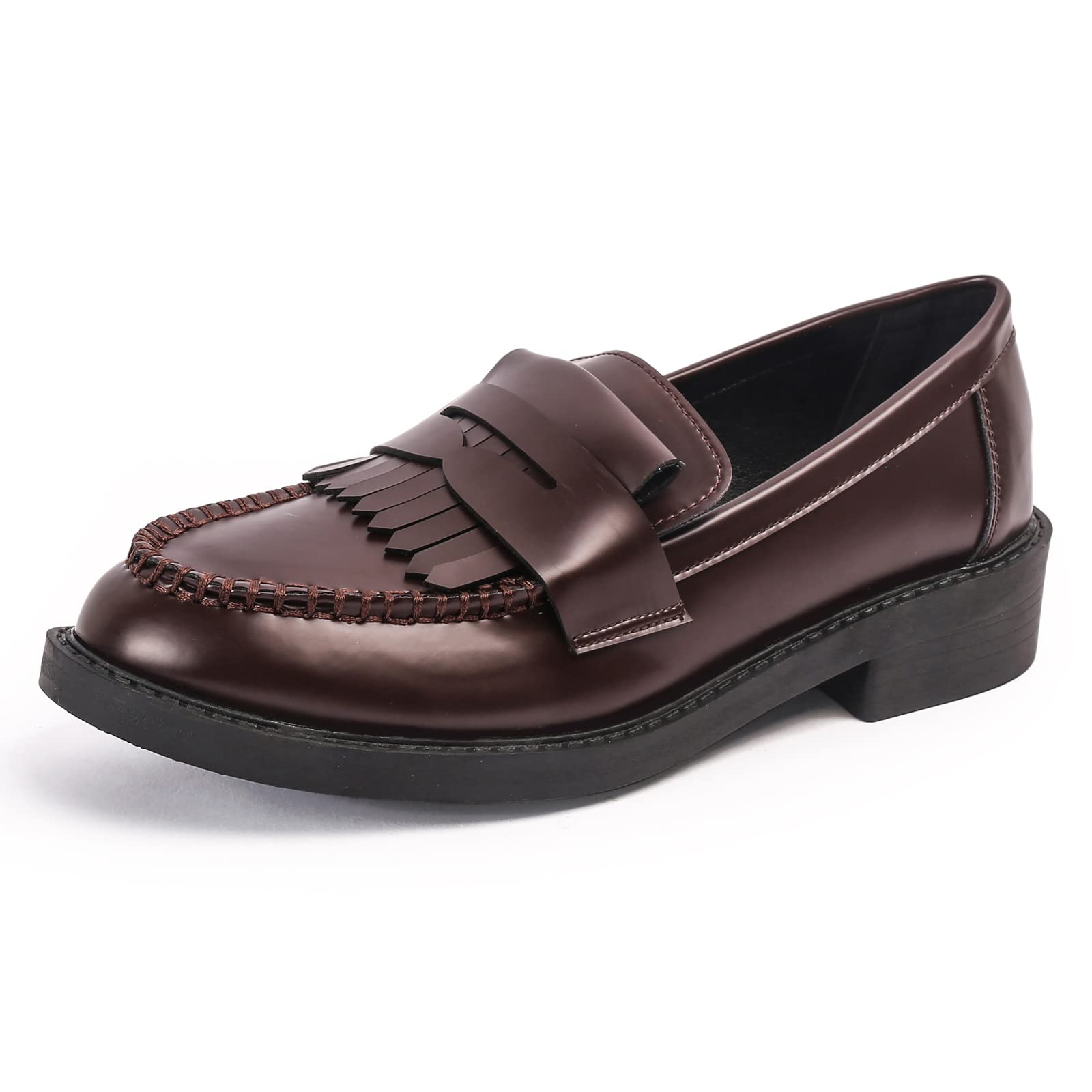 WUIWUIYU Women’s Fashion Slip-On Tassel Brogue Shoes Size Oxfords 1.5 WUIWUIYU Women’s Fashion Slip-On Tassel Brogue Shoes Size Oxfords 1.5