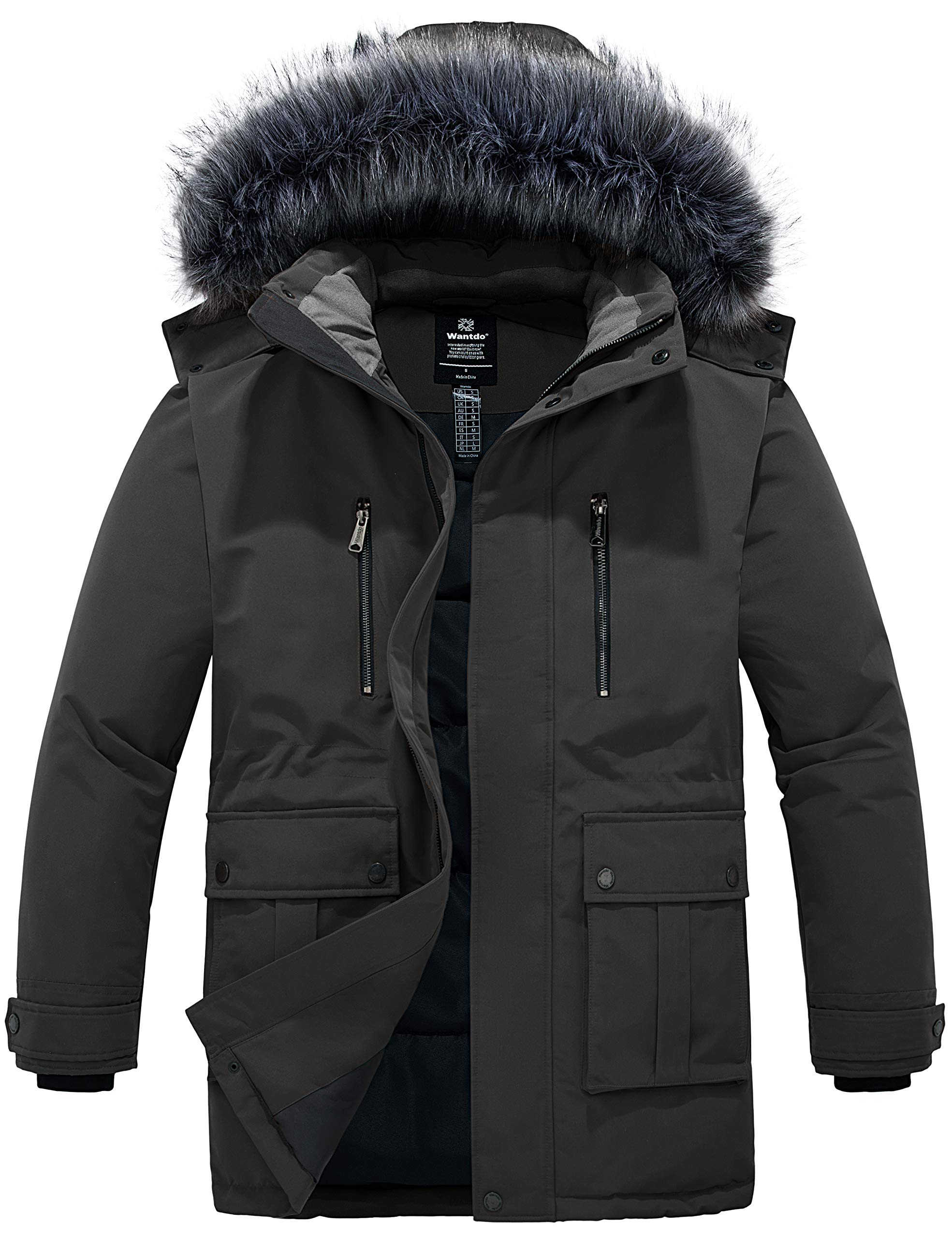 Men's Windproof Puffer Jacket - Grey S-image-c19182d2-f980-4e47-aec9-2227d5ca59e0-116369