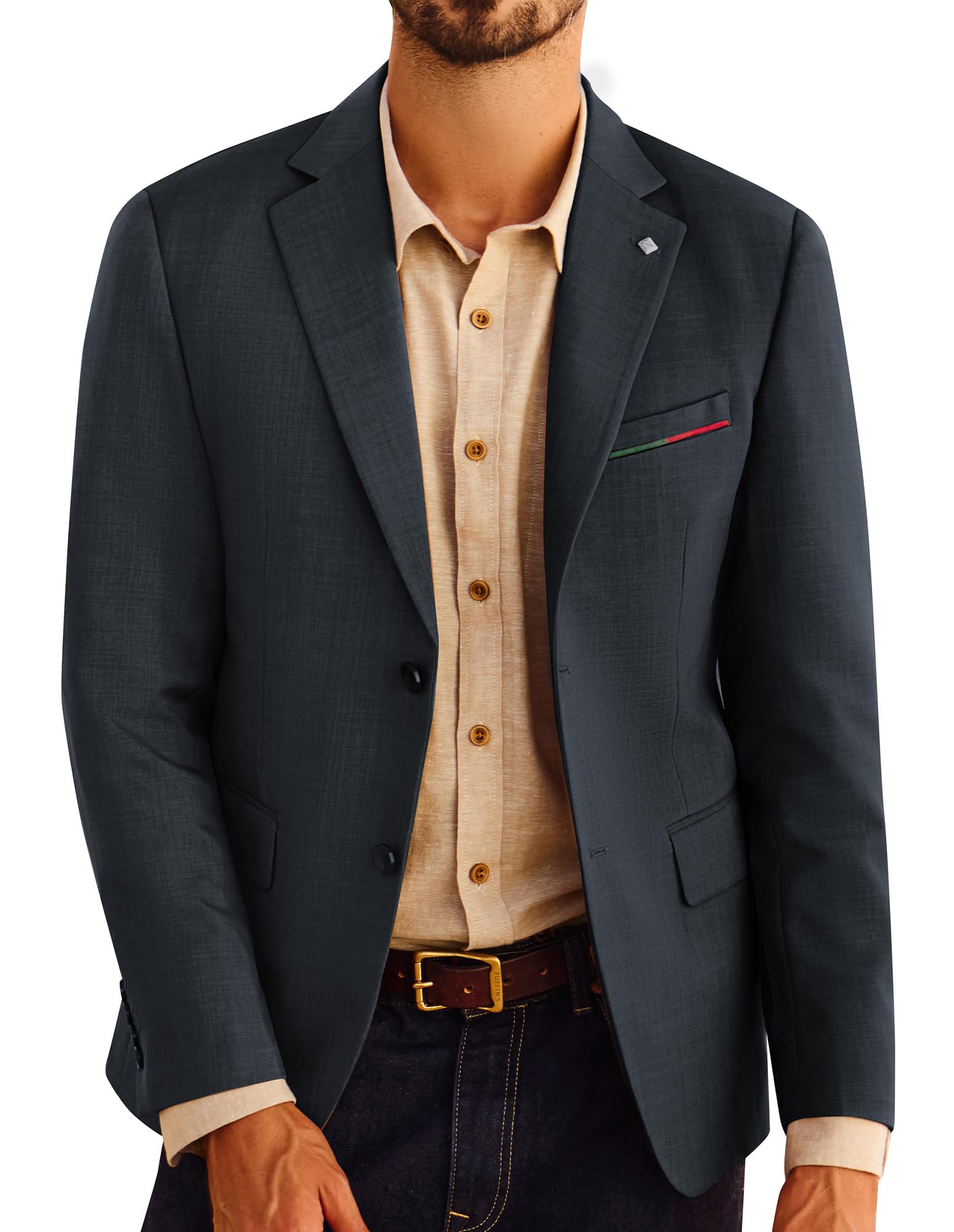 Men's Regular Fit Blazer - Blue Black S-image-f4a91ab6-08d4-4ebc-830e-b5a03272e6f9-116656