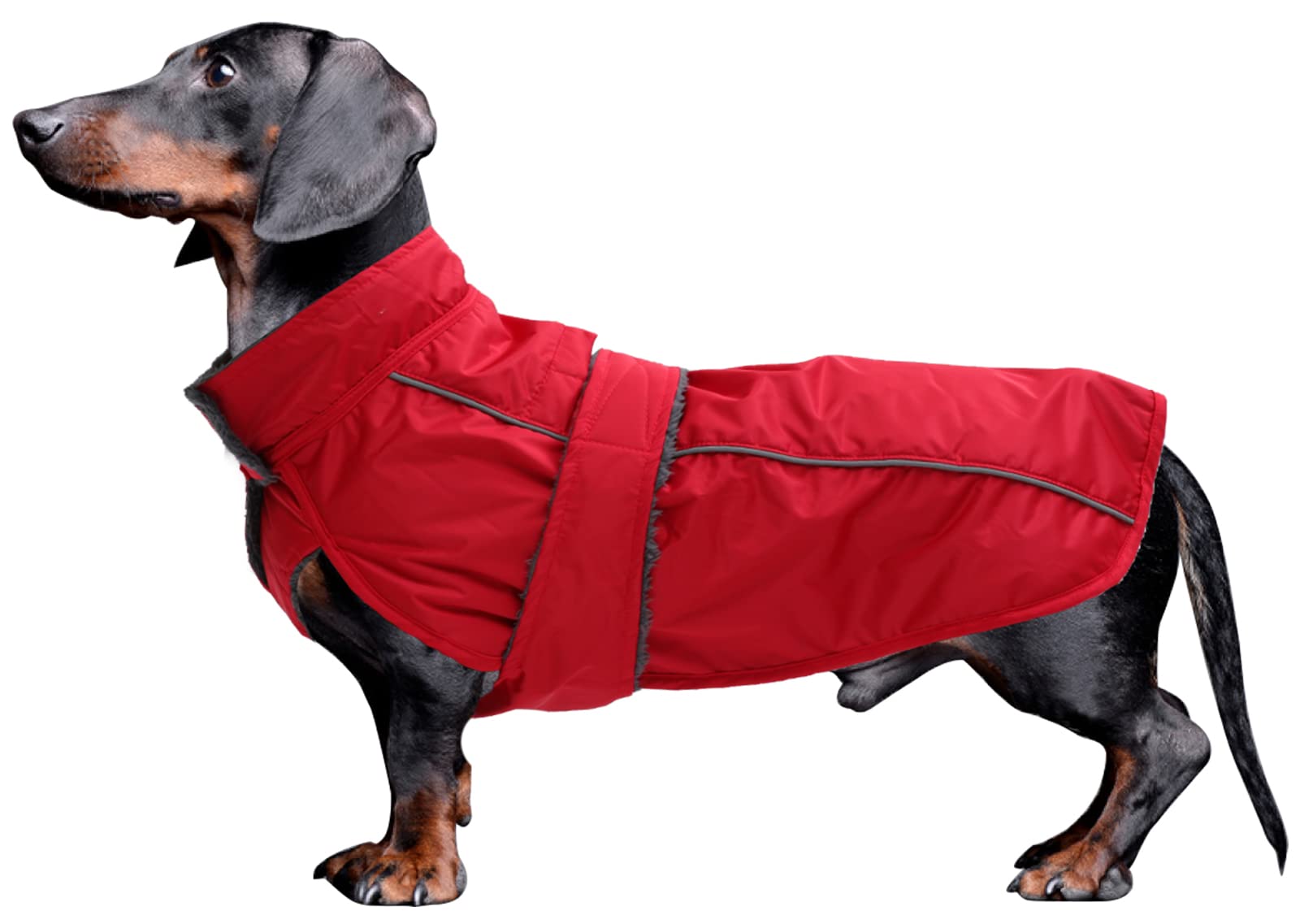Dog Waterproof Winter Coat - Red Small