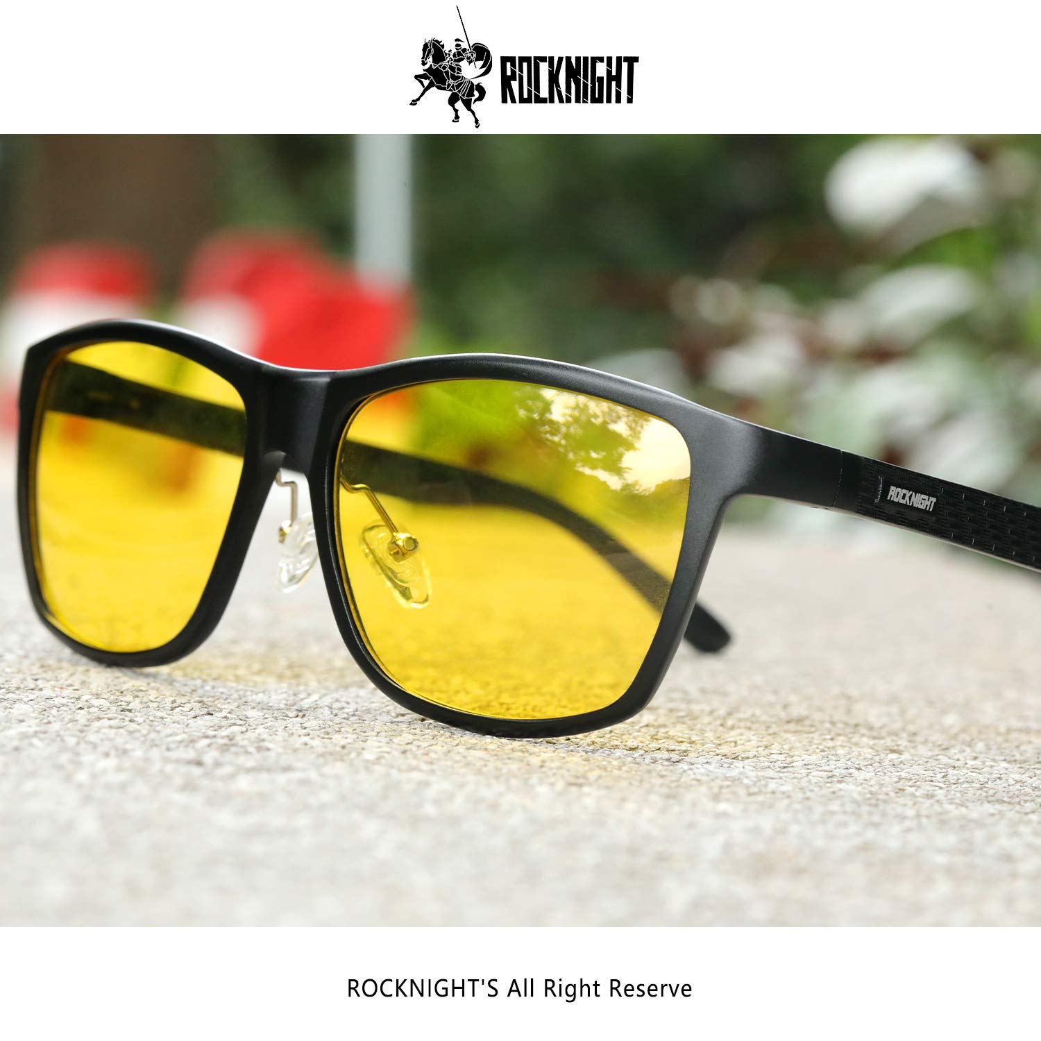 ROCKNIGHT Night Vision Glasses HD Driving Sunglasses For Men