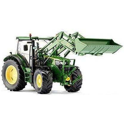 その他 Wiking John Deere 6125R 1/32 Wiking 1:32 John Deere 6125R tractor with front loaders