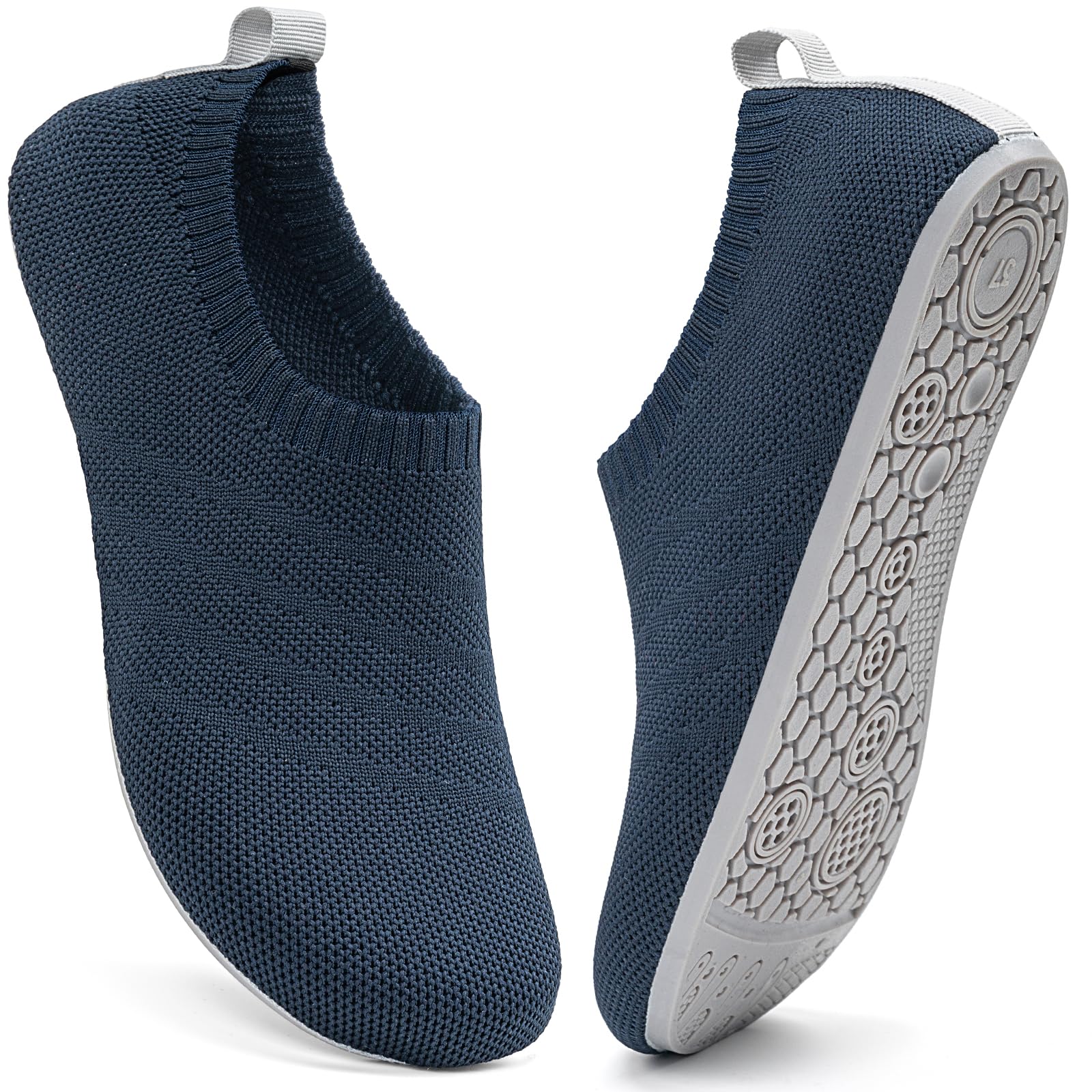 Comfortable Unisex Non-Slip House Slippers - Dark Blue/Grey, Size 40-image-6e2b24c3-b71c-4d66-876f-ee2601611fd1-67542