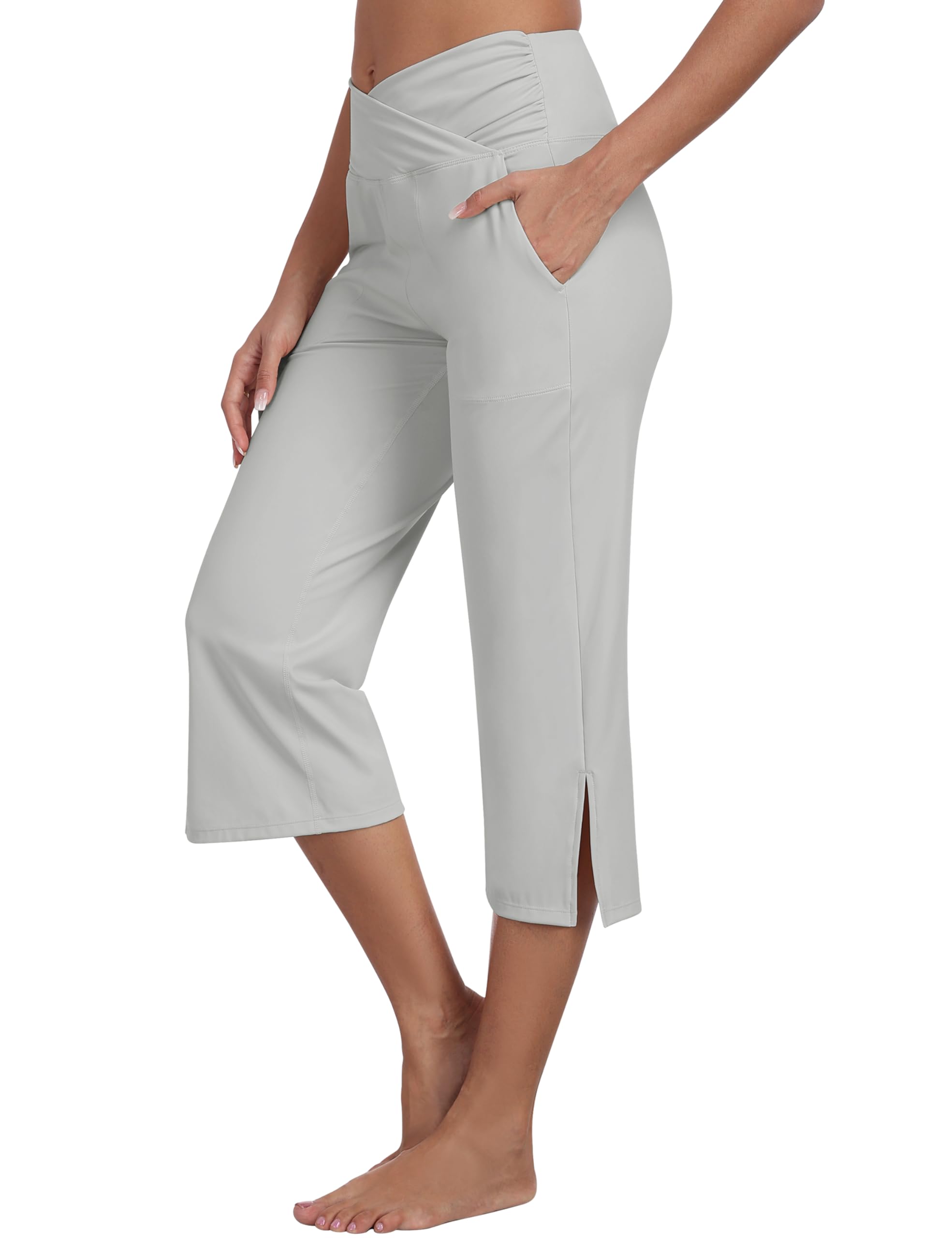 Women's Yoga Pants Wide Leg - Grey L-image-67326e1c-1648-4355-ac9b-b52220a5ec11-116379