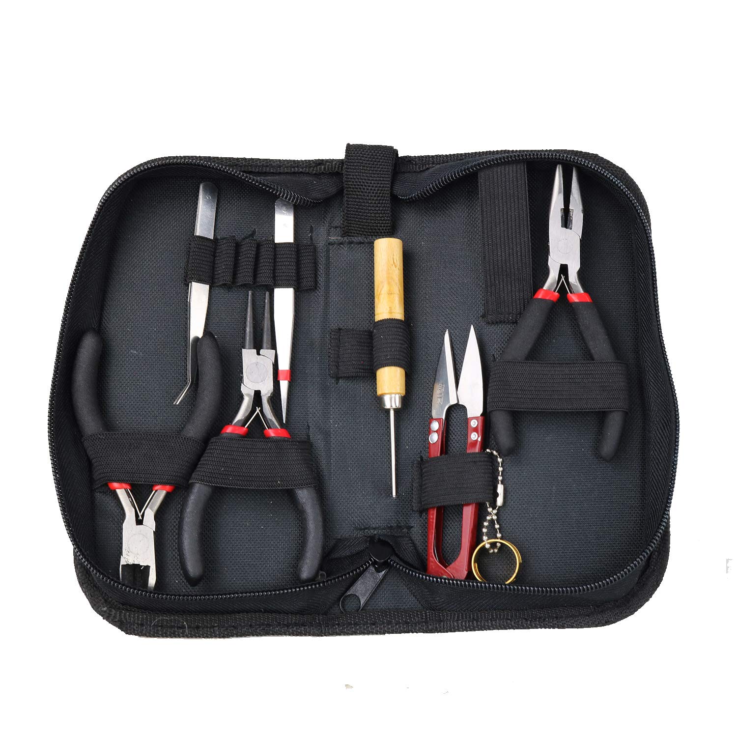 Jewellery Making Kit Tools & Pliers Set - Black Onesize-image-ea02a306-c1a3-48aa-adc6-2ca5e91d4c5f-110356