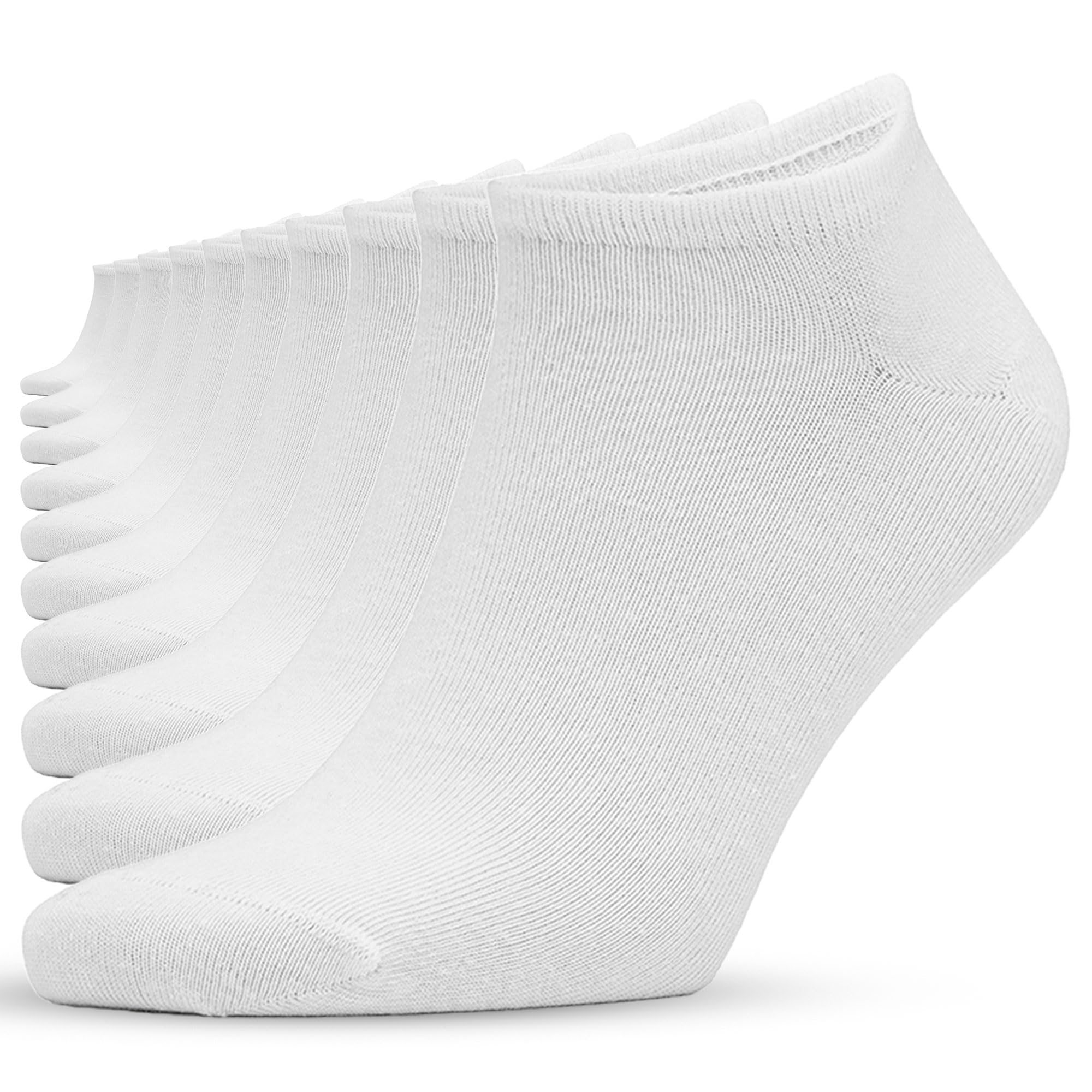 Running Socks Anti-Blister Cotton - White 6-8 Short-image-0f3b1b2a-c866-4c94-b7b3-859fc3a9540d-95346
