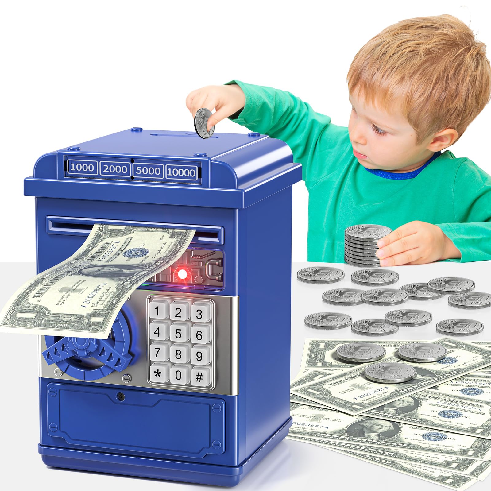 Electronic Piggy Bank for Kids Ages 3-8, Blue Mini ATM Money Safe Box with Password-image-73227013-184d-4960-85ad-6216c4f2b996-43279