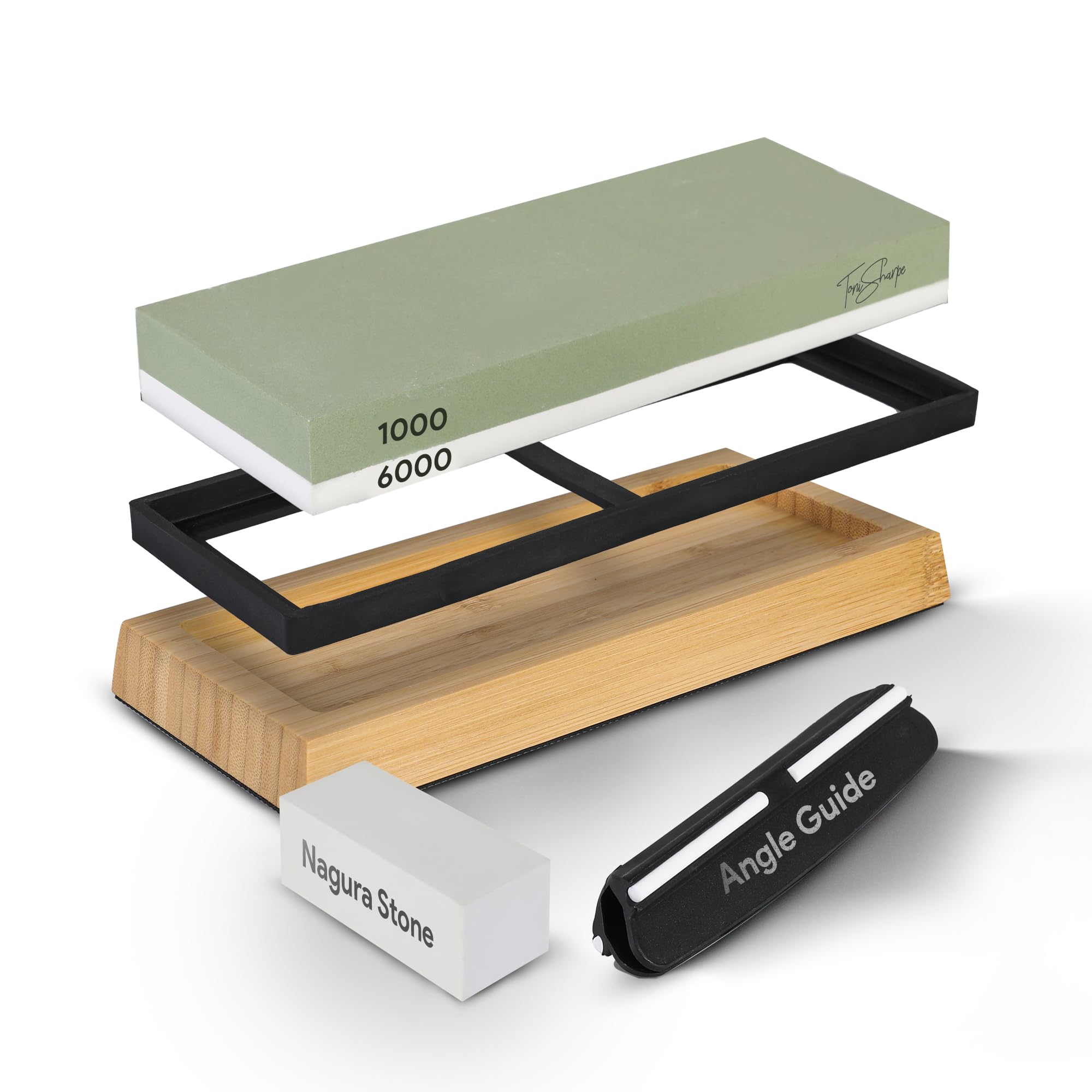 Dual Grit Whetstone Knife Sharpening Kit 1000/6000 with Angle Guide-image-badee00d-60a8-4575-96e9-e1f98fc6e213-60034