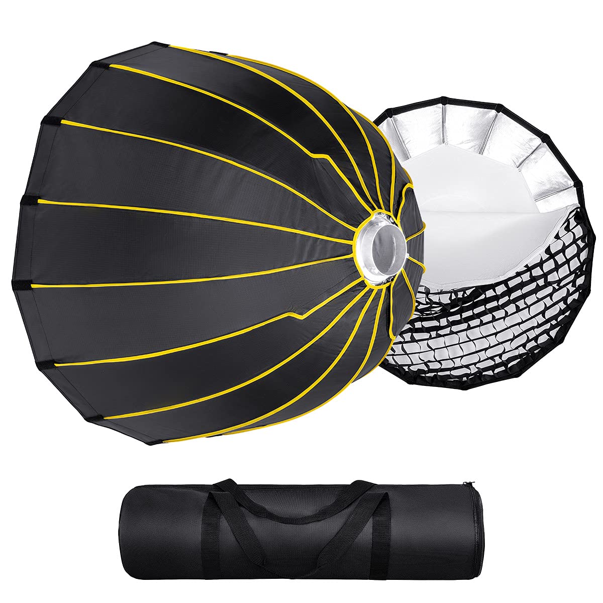 Parabolic Softbox with Grid Bowen Mount - Black 70cm-image-00a824ad-e245-4cf4-a5e7-5b2d72232839-118487