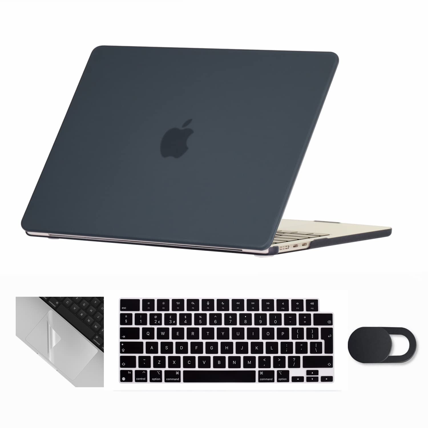 MacBook Air 15-inch Case with Accessories - Frosted Black 15.3inch-image-e45c3161-d798-4418-ae9b-bb87cdc5d07c-125409