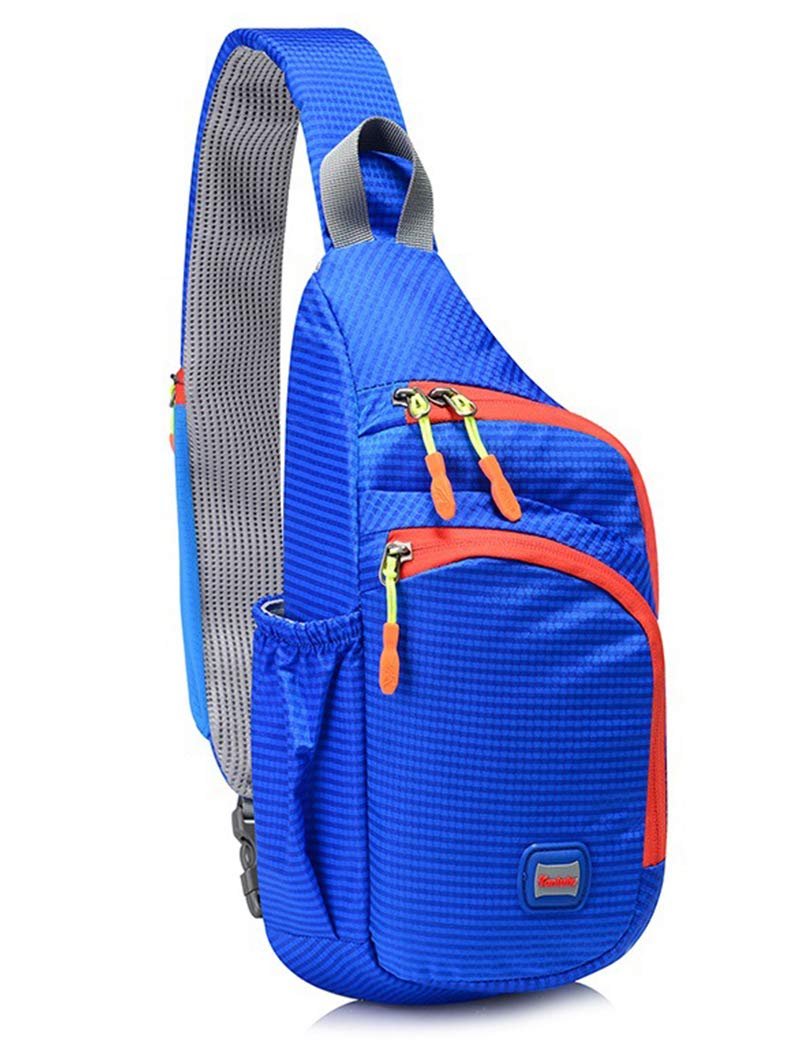 Gisdanchz Blue Waterproof Small Rucksack for Men & Women - Lightweight Sling Bag for Travel & Hiking-image-b314d2fb-171d-482a-a2aa-ade2e66e31eb-54793