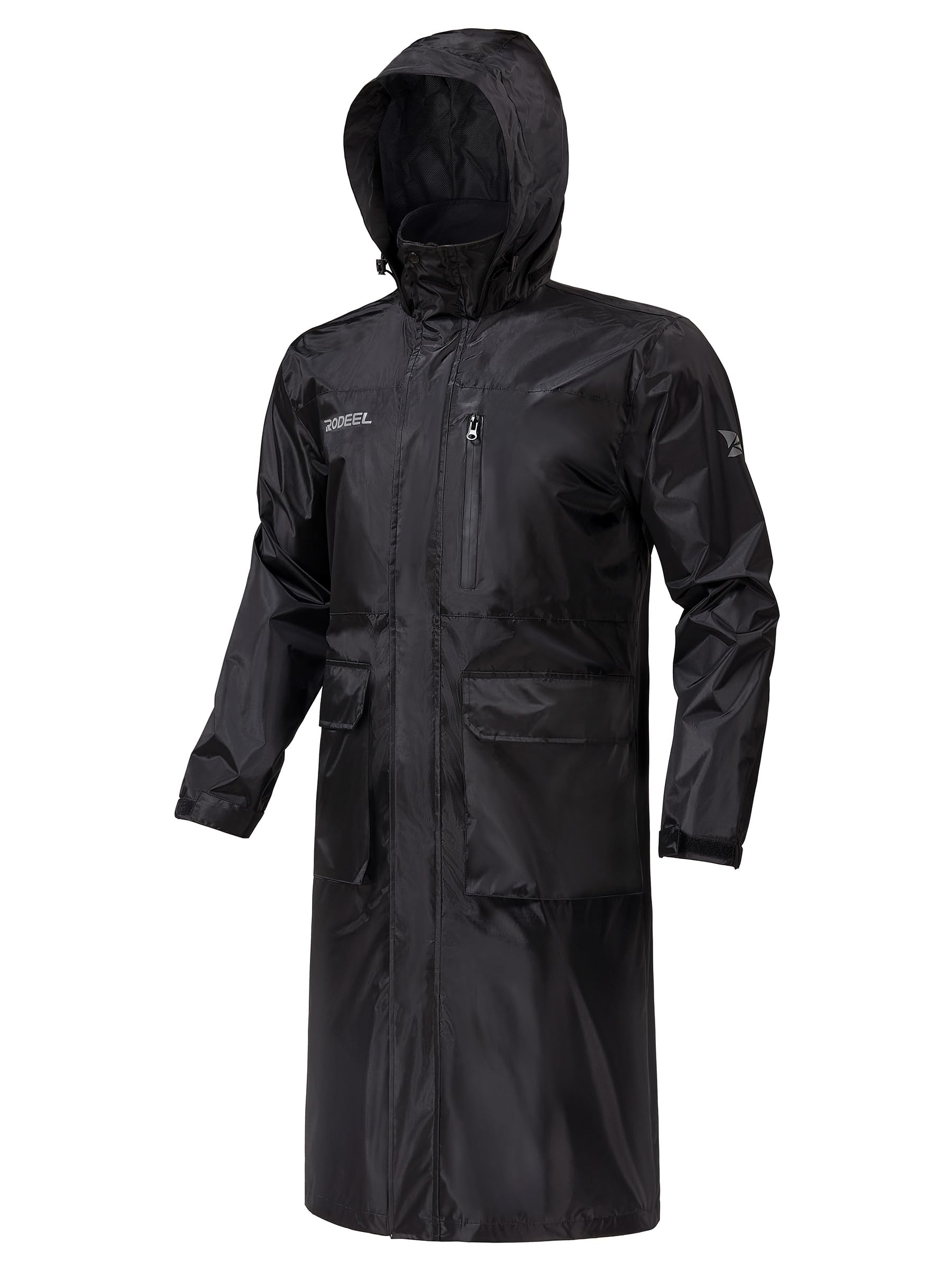 Men's Waterproof Hooded Raincoat Poncho - Black S-image-4d1b1eb6-1601-4243-b045-95ab56a73371-94549