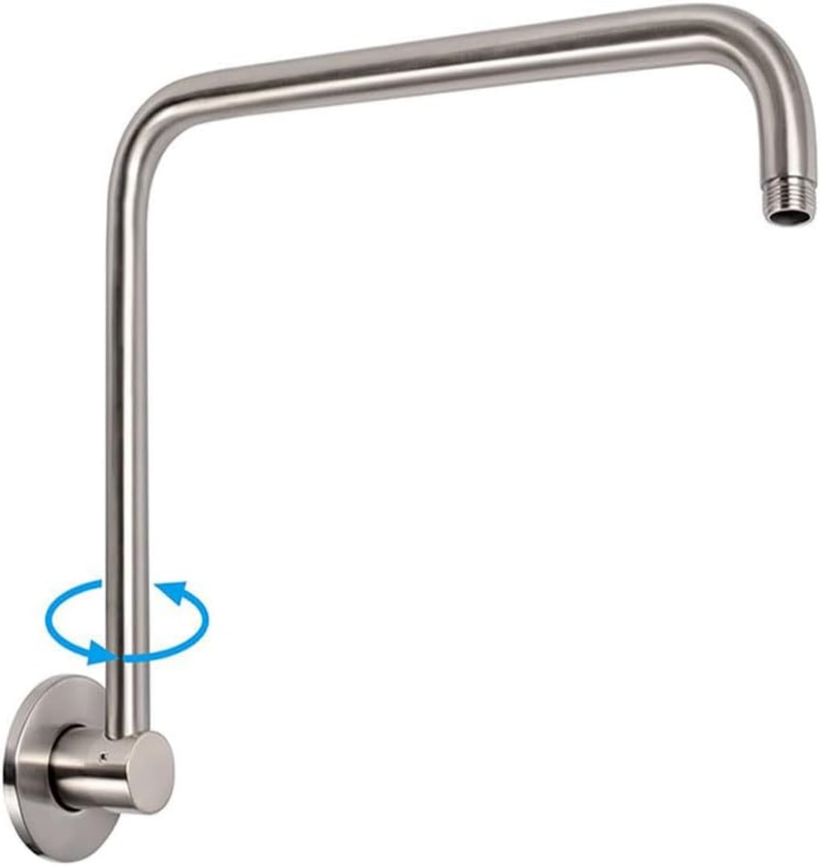 Rotatable Shower Extension Arm - Brushed Silver-image-cb92e401-2512-451f-a8d8-1851acd7e206-82476