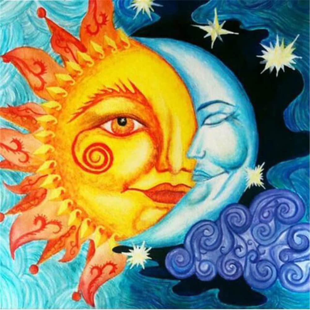 Sun Moon Smiley Lover Cross Stitch Kit 11 Count Stamped with Accessories, 36x36cm, Easy Embroidery Craft-image-ed9818cb-6e43-4e0f-9a22-4c2d903a246f-67759