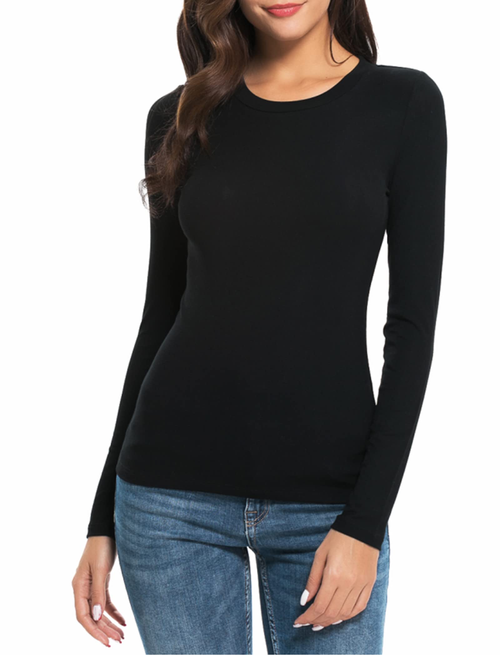 Women's Slim Fit T-Shirt - Black L-image-e194a763-43fd-4584-88f4-63532f7bb546-110181