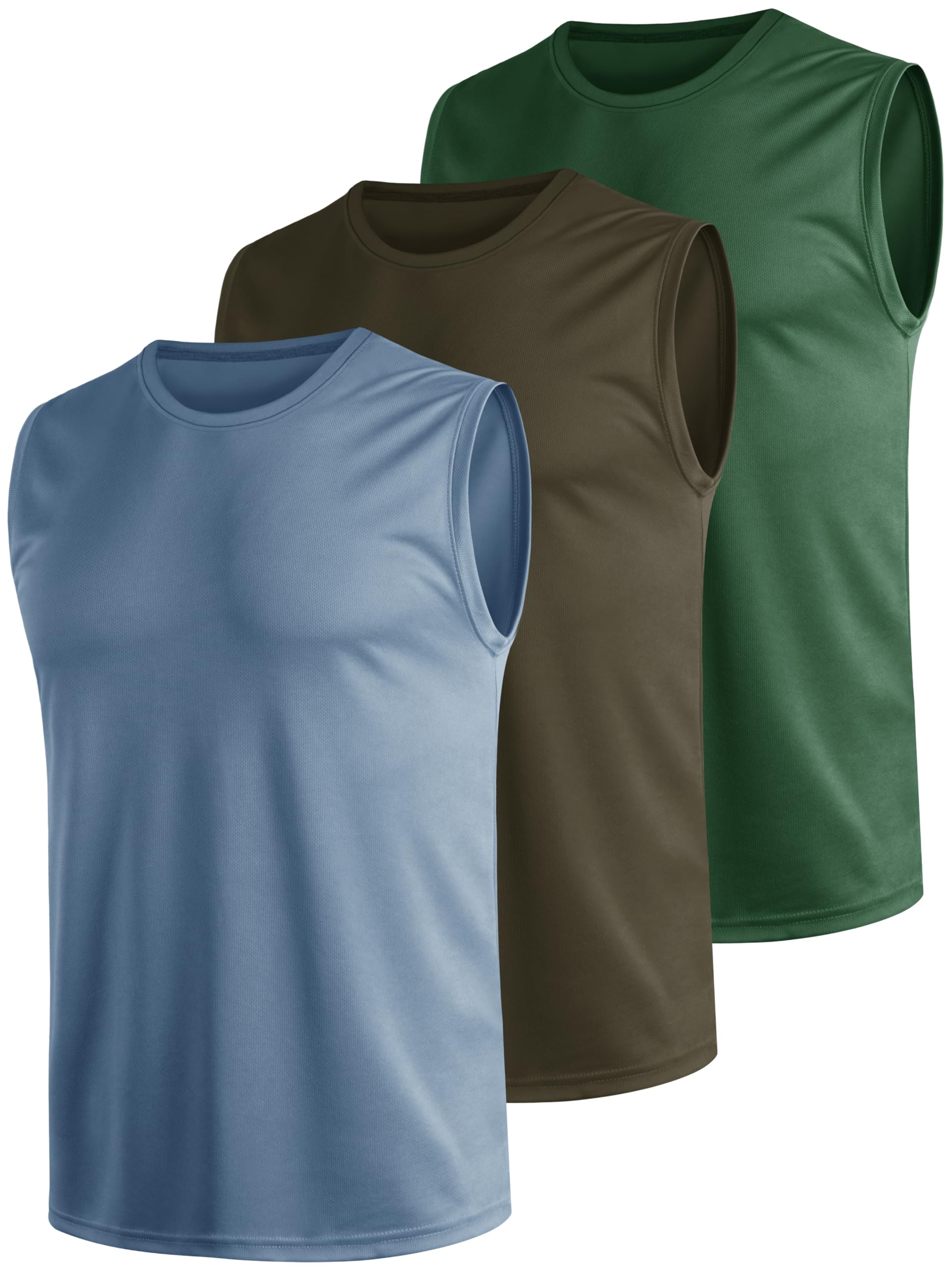 Men's Gym Tank Tops 3 Pack - Multicolour XXL-image-734a9457-31cf-4d2b-b45c-24b005d9b889-116827