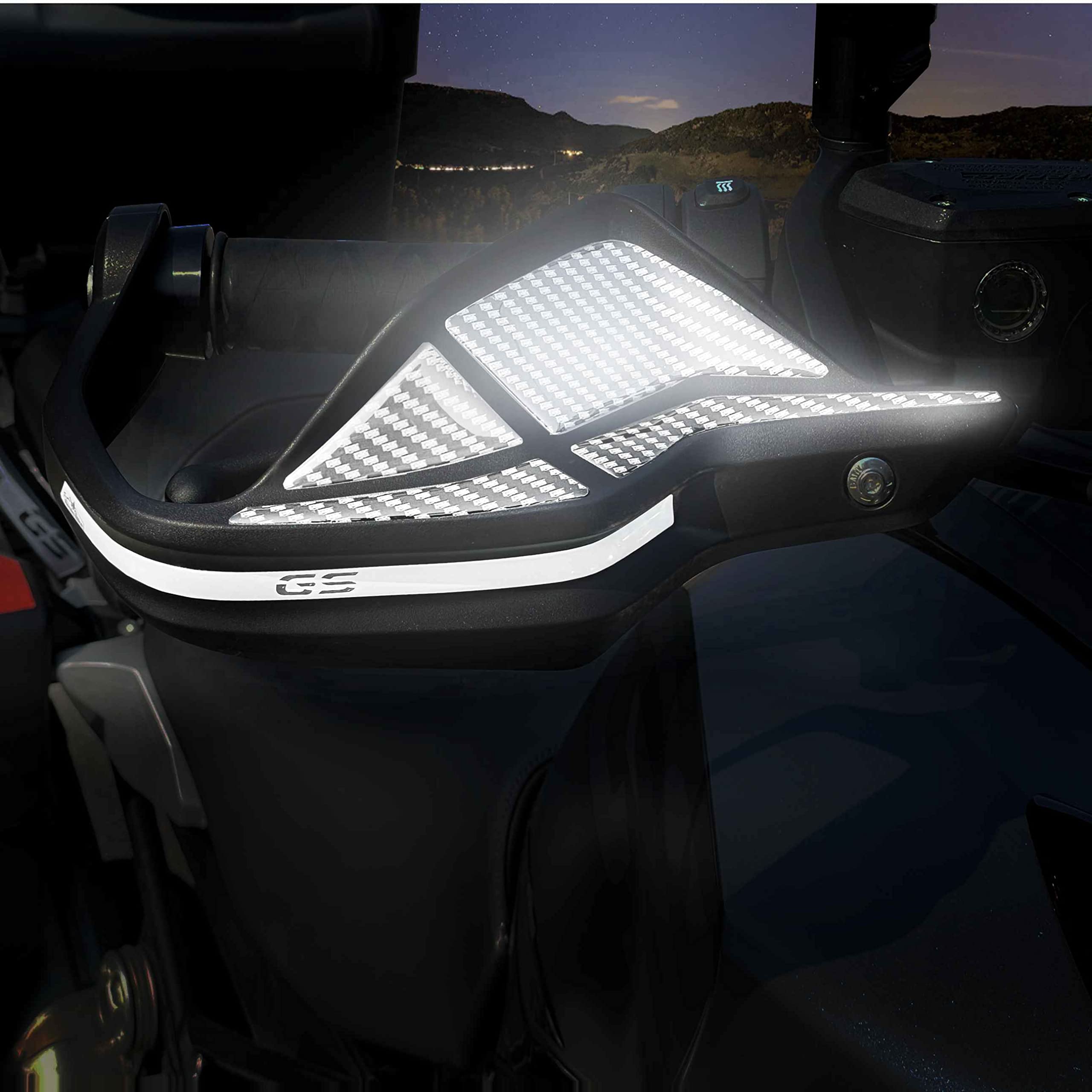 Motorcycle Reflective 3D Stickers - Black 14x20cm-image-ca003280-6768-469f-a0da-6c68d91c23d6-112163