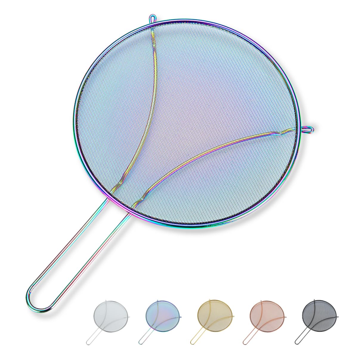 Stainless Steel Splatter Screen - Rainbow 25CM-image-27ec7520-d32d-47b8-b55f-ea3b74e06b10-4377