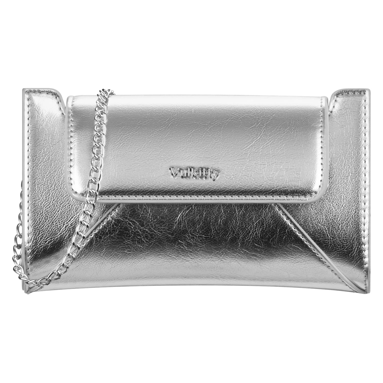 Envelope Clutch Purse with Chain Strap - Black Kb109-image-ad3237b4-d645-48b0-9d95-25c02d49c173-95577
