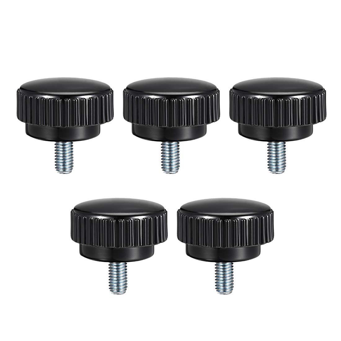 sourcing map Metric Male Thread Knurled Clamping M8 x 15mm Black 5-image-e443bd1d-10b6-448d-88fb-9770ef9ef2d8-60490