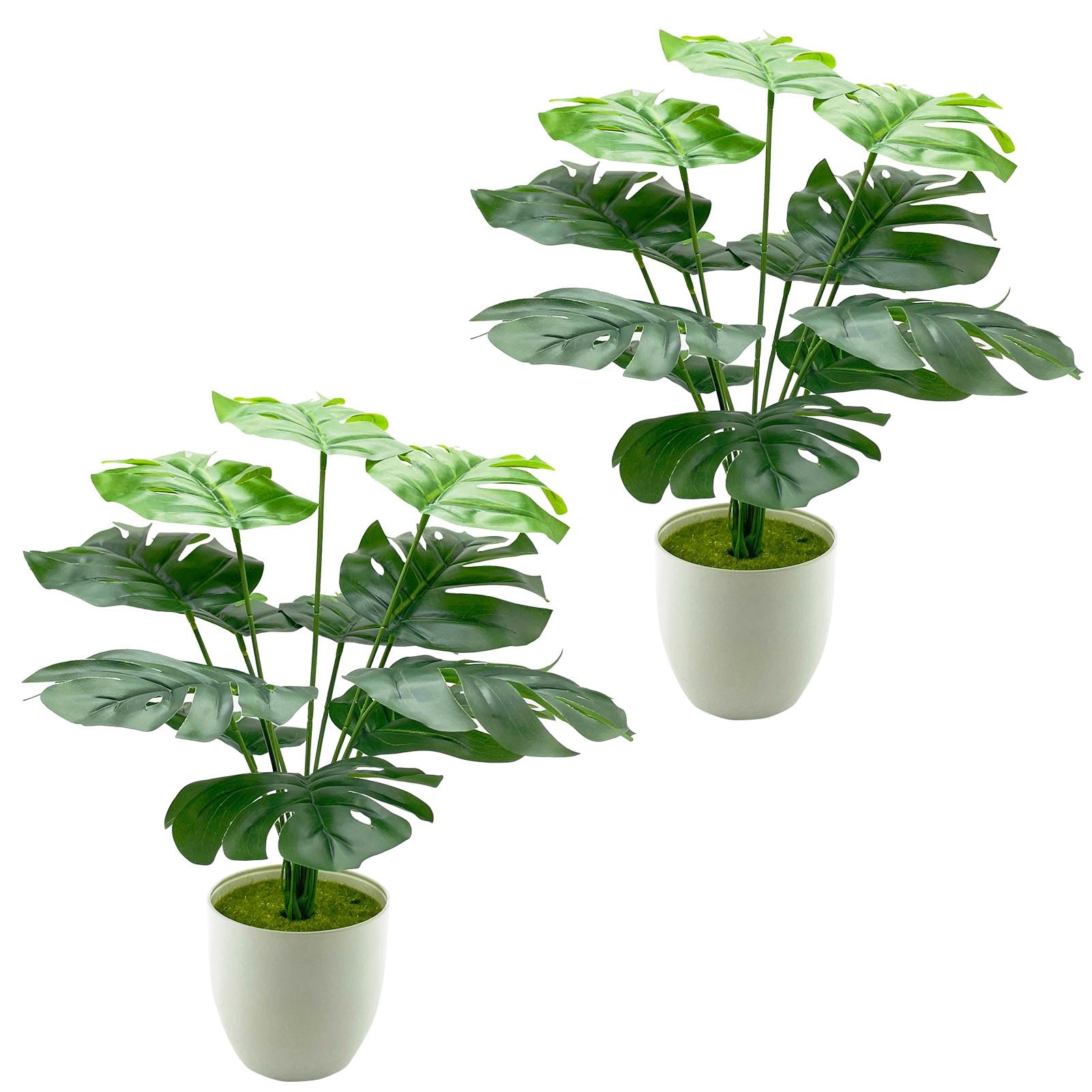 40cm Fake Monstera Plant in Pot - Realistic Plastic Tropical Palm Bonsai for Home & Office Decor-image-84841d19-5409-45d7-9dc3-8922a5b10cf8-64801