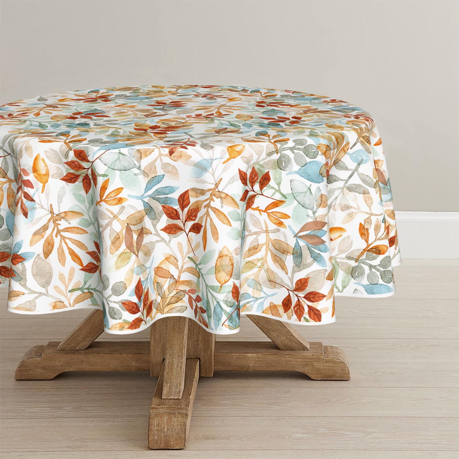 Artoid Mode Leaves Autumn Table Cloth, Rectangular Fall 140x160 cm-image-264203a3-a829-4067-a325-992245103f31-56879