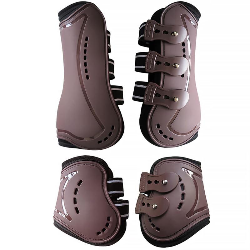 Horse Tendon & Fetlock Boots Set - Brown S-image-8fd80ef8-d01b-4d51-8dc0-78a651d394d1-115259