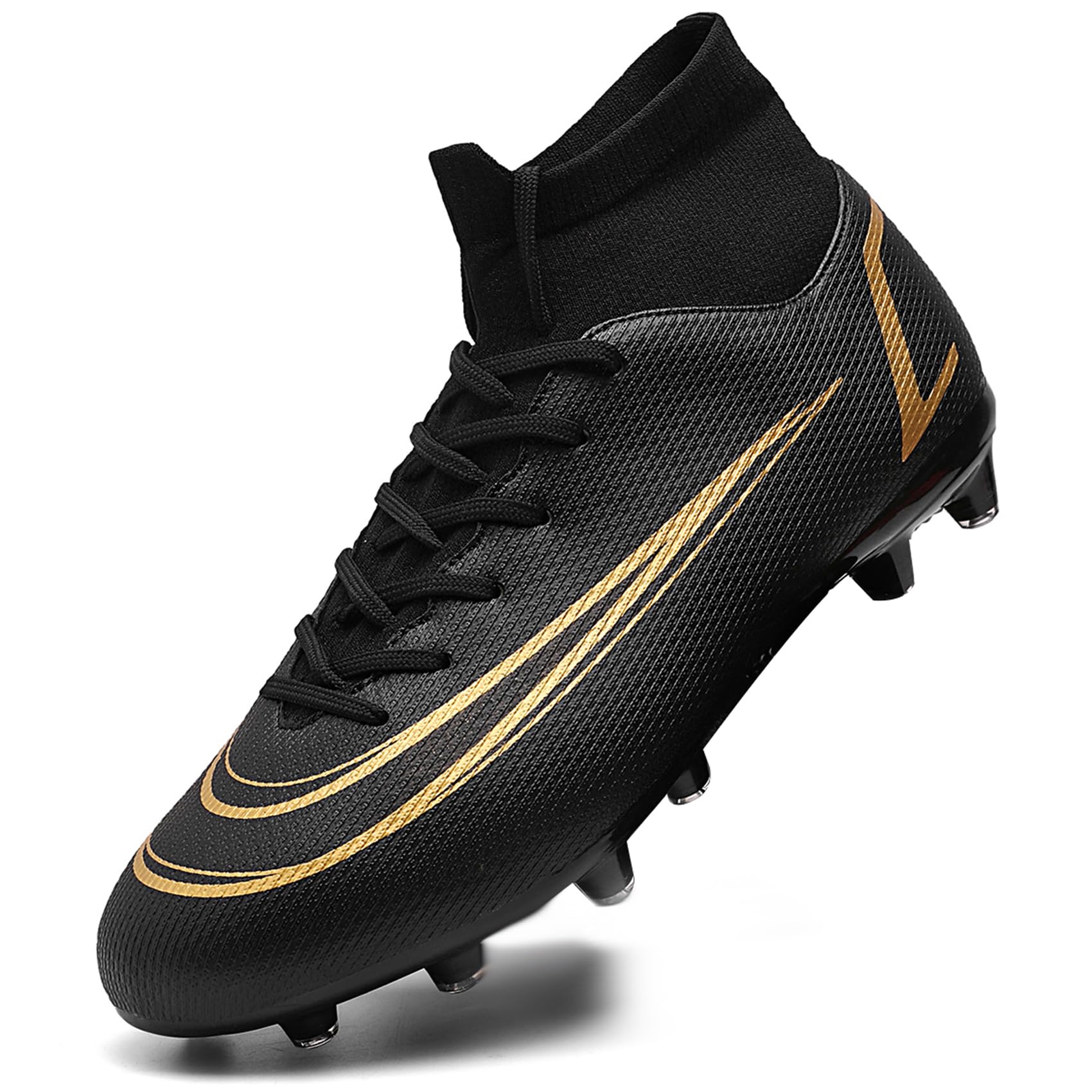 Men's Football Boots Astro Trainers - Black UK 7.5-image-8fd432c7-ce52-46e8-a256-383230111442-89140