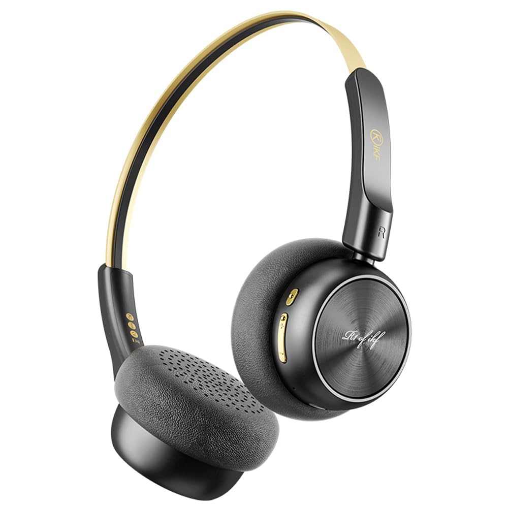 Retro Wireless On-Ear Headphones - Gold-image-a78f39bb-3a6b-4d6a-ba64-eaa67ed69b4d-90076